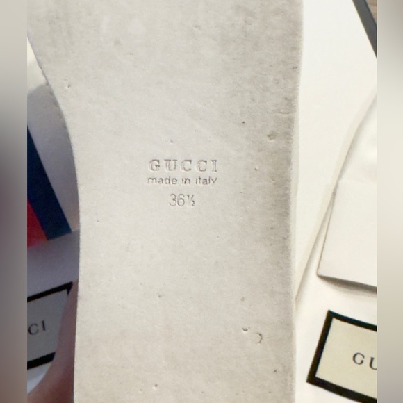 GUCCI Quentin Peggy Platform Sneakers 6.5/ 36.5 - Picture 9 of 14